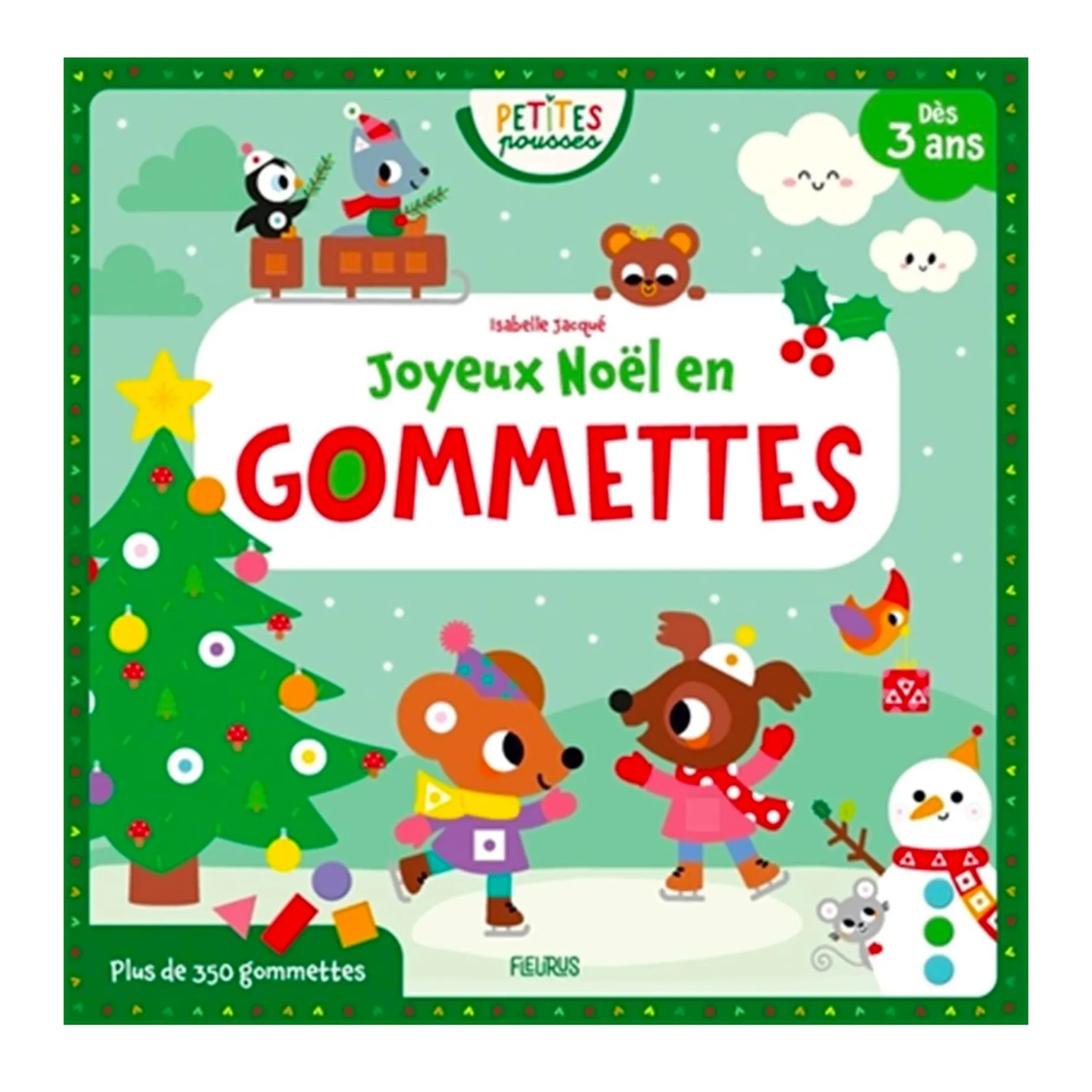 Mes premiers coloriages et stickers - Petites Pousses - Noël