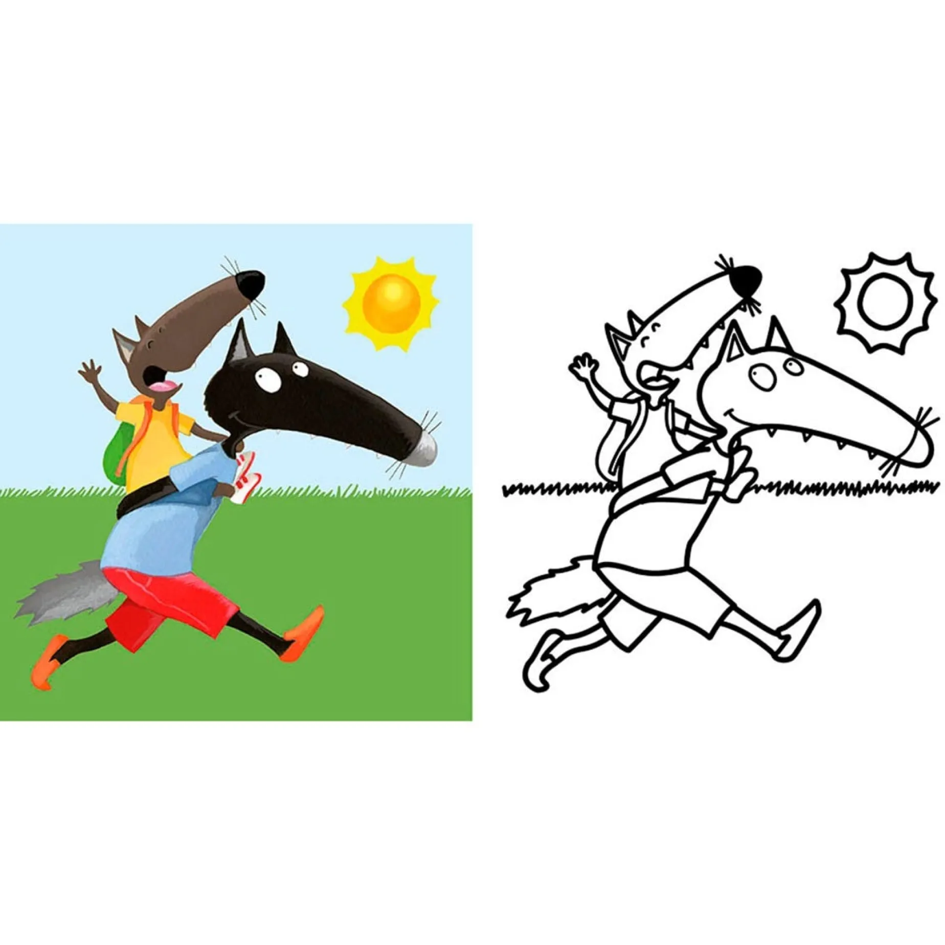 Mes Premiers Coloriages P'tit Loup - Les Vacances