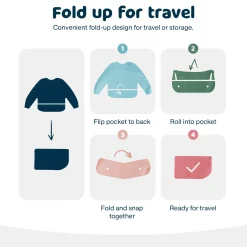 Mess proof Full Sleeve Bib - Space