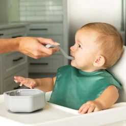 Mess-proof Easy Bib 3-pack - Slate/Gray/Olive