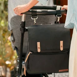 Meta Diapers Backpack - Black Matte Canvas