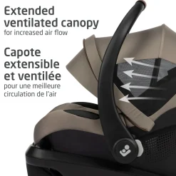 Mico Luxe+ Car Seat - Designer Black