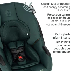 Mico Luxe+ Car Seat - Twillic Green