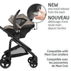 Mico Luxe+ Car Seat - Twillic Truffle