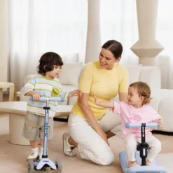 Micro Rock & Go LED Scooter - Ocean Slate