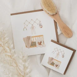 Mini Baby Greeting Card - Charlie's Cradle