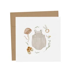 Mini Baby Greeting Card - Layette