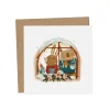Mini Christmas Greeting Card - Perfect Happiness