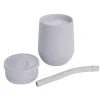 Mini Cup + Straw Training System - Pewter Grey