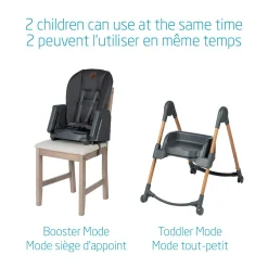 Minla 6-in-1 High Chair - Classic Graphite