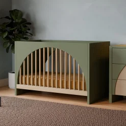 Moab 3-in-1 Convertible Crib - Olive/Ash