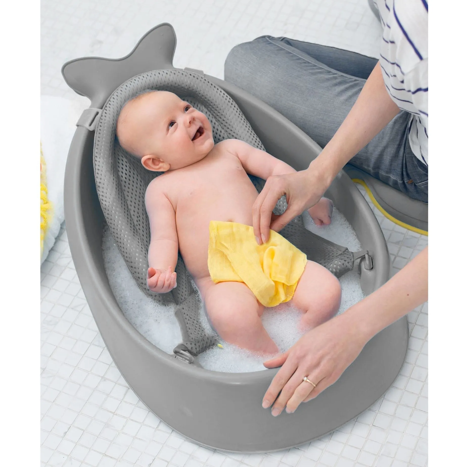 Moby Smart Sling 3-Stage Tub - Gray