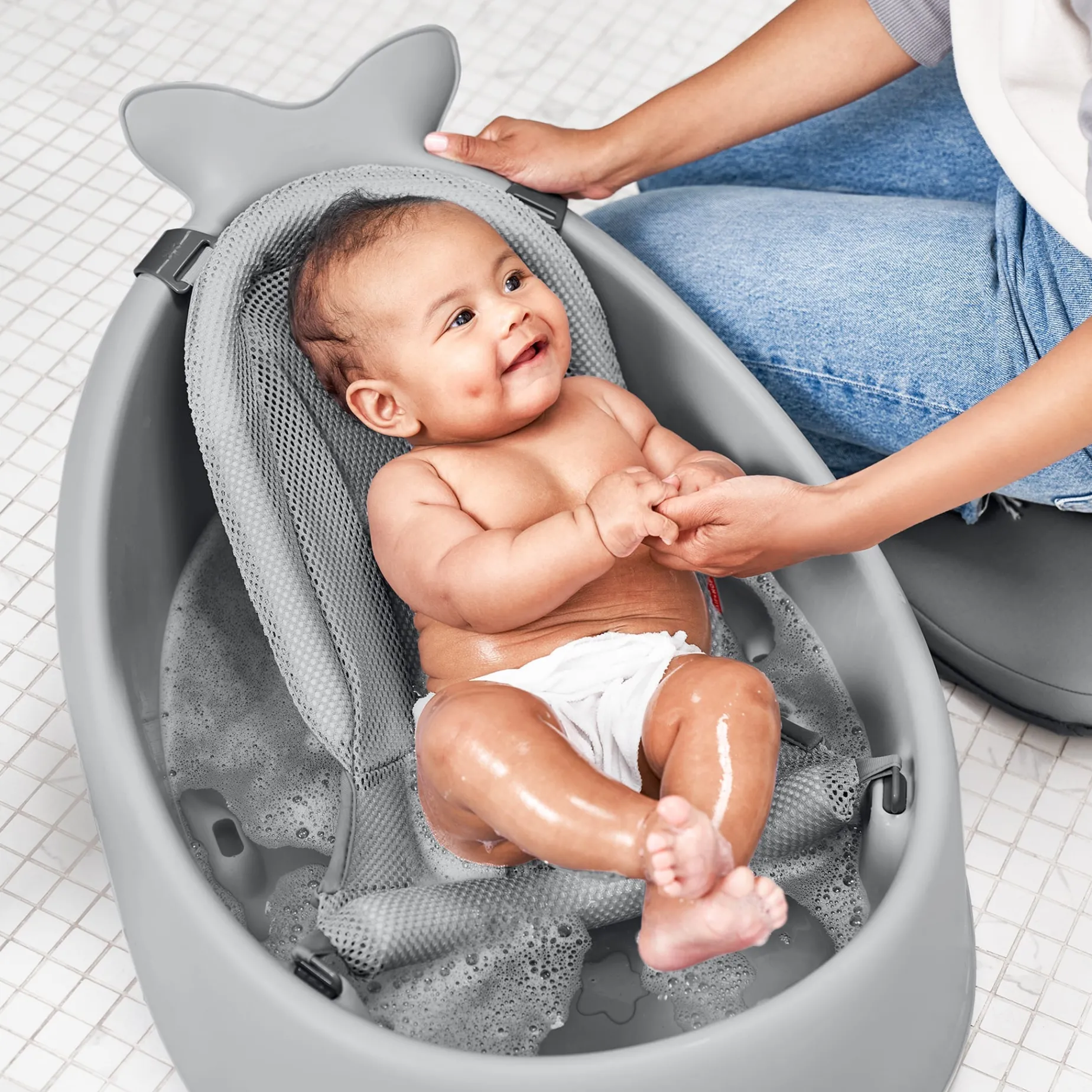 Moby Smart Sling 3-Stage Tub - Gray