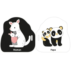 Mon Premier Livre Poussette En Noir et Blanc- Premiers Mots