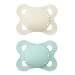 0-6months Orthodontic Pacifier Matte (2) - Aqua