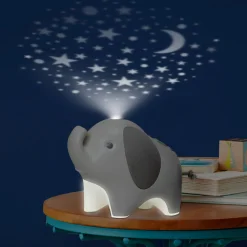 Moonlight and Melodies Nighlight Soother - Elephant