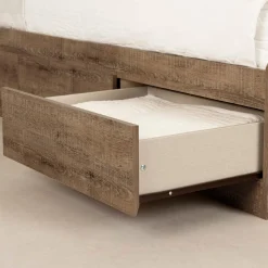 Munich Twin Mates Bed - Weathered Oak