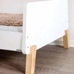 Muse Toddler Bed - White/Natural