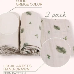Muslin Blanket (2) - Fern