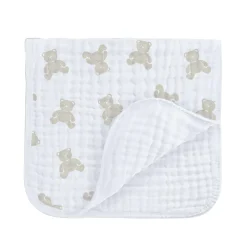 Muslin Burp Cloth 3-pack - Bear