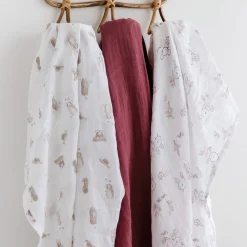 Muslin Rabbit Blanket