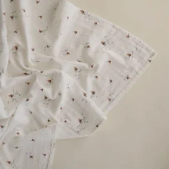 Muslin Swaddle Blanket - Boats