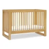 Nantucket 3-in-1 Convertible Crib with Toddler Bed Conversion Kit - Honey