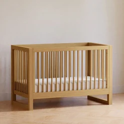 Nantucket 3-in-1 Convertible Crib with Toddler Bed Conversion Kit - Honey