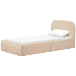 Nara Twin Bed |- Chai Shearling