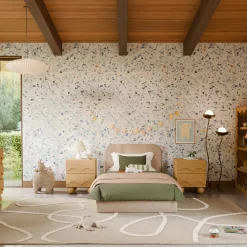 Nara Twin Bed |- Chai Shearling