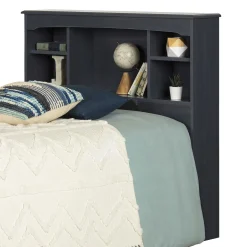 Navali Twin Bookcase Headboard - Blueberry