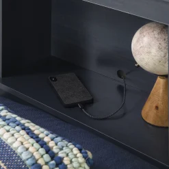 Navali Twin Bookcase Headboard - Blueberry