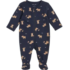 Navy Honey Bear Sleeper 0-12m