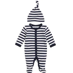 Navy Striped Preemie Set