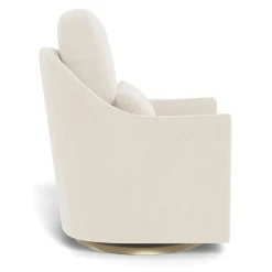 Nessa Rocking and Swivel Glider - Dune / Gold