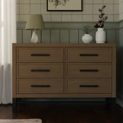 Newbern 6-Drawer Assembled Dresser - Driftwood