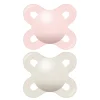 Newborn Anatomical Pacifier Matte (2) - Pink