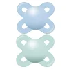 Newborn Anatomical Pacifier Matte (2) - Blue