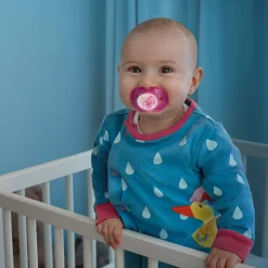 Night Orthodontic Pacifier 6m+ (2) - Pink Glow in the Dark