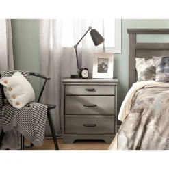 Nightstand Charging Station - Versa Gray Maple