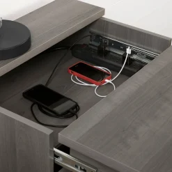 Nightstand Charging Station - Versa Gray Maple