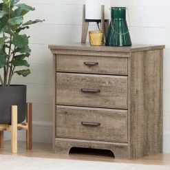 Nightstand Charging Station - Versa Weathered Oak