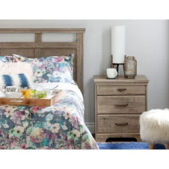 Nightstand Charging Station - Versa Weathered Oak