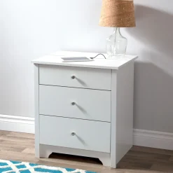 Nightstand Charging Station - Vito Pure White
