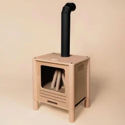 Nordik Fireplace - Naturel/Black