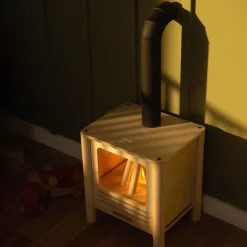 Nordik Fireplace - Naturel/Black