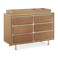 Novella 6-Drawer Dresser - Stained Ash / Ivory Finish