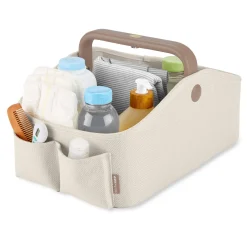 Nursery Style Light-Up Diaper Caddy - Oat