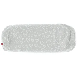 Nursing Pillow - Grey Hearts