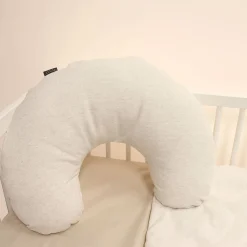 Nursing Pillow - Linen Look Beige